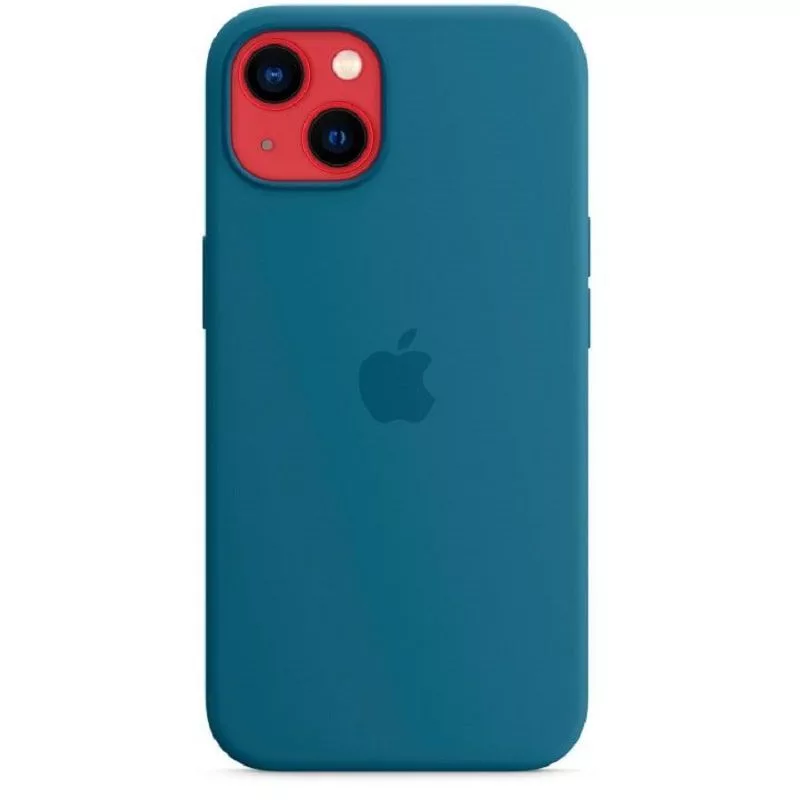 Apple iPhone 13 Silicone Case mit MagSafe Blauhäher