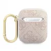 Guess Apple AirPods 1/2 Hülle 4G Script Metal Collection Pink