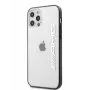 AMG Apple iPhone 12/12 Pro 6.1 Zoll Metallic Black Edges Case Transparent