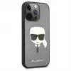 Karl Lagerfeld Apple iPhone 13 Pro Saffiano Karl Head Case Silber