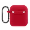 Lacoste Apple AirPods 1/2 Liquid Silicone Glossy Printing Logo Case Red