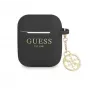 Guess Apple 4G Charms Silicone Case für AirPods 1/2 Schwarz