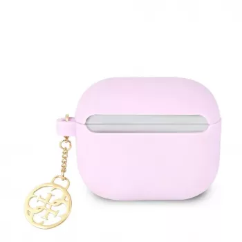 Guess Apple AirPods 3 Charms Silikonhülle Lila