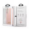 Guess Silicone Metal Logo Case für Samsung Galaxy S22 Plus - Pink