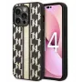 Karl Lagerfeld Apple iPhone 14 Pro 6.1 Hardcase Monogram Stripe Braun