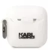 Karl Lagerfeld AirPods 1/2 Choupette Silikonhülle Weiß