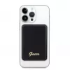 Guess Power Bank 5000mAh 15W MagSafe und normales Laden mit Metal Script Logo Schwarz