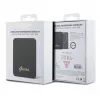 Guess Power Bank 5000mAh 15W MagSafe und normales Laden mit Metal Script Logo Schwarz