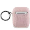 Karl Lagerfeld Ikonik Saffiano Back Cover für Apple iPhone 14 Pro Max - Pink