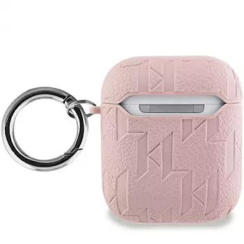 Karl Lagerfeld Ikonik Saffiano Back Cover für Apple iPhone 14 Pro Max - Pink