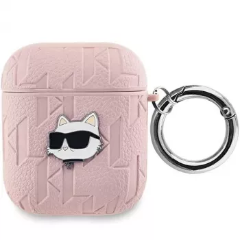 Karl Lagerfeld Ikonik Saffiano Back Cover für Apple iPhone 14 Pro Max - Pink