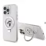 Karl Lagerfeld Apple iPhone 16 Pro Ringstand Karl and Choupette MagSafe Hülle Transparent
