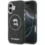 Karl Lagerfeld Apple iPhone 17 Silikonhülle mit MagSafe KL Head Logo Schwarz