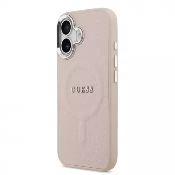 Guess Apple iPhone 17 PU Saffiano MagSafe Hülle Pink