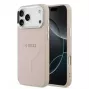 Guess Apple iPhone 17 Pro Silikonhülle mit MagSafe Classic Logo Pink