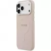 Guess Apple iPhone 17 Pro Max Silikonhülle mit MagSafe Classic Logo Pink