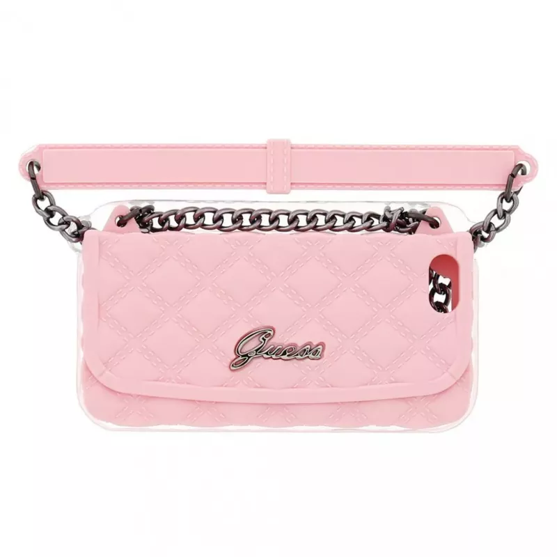 Apple Quilted Clutch Silikon-Hülle für iPhone 6 Pink
