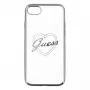 Guess Apple iPhone 7 / 8 Heart TPU Case Silber