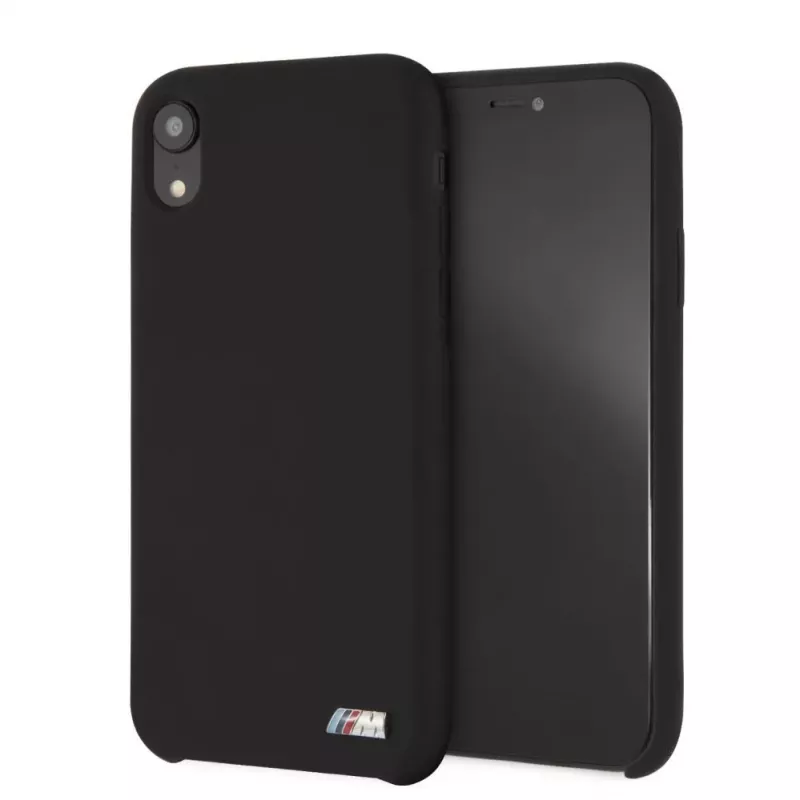 BMW Hard Cover Silicone für Apple iPhone XR Schwarz M Collection