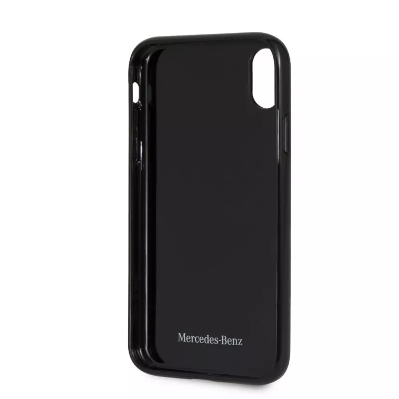 Mercedes-Benz Apple iPhone XR Hard Case Real Carbon Fiber Black