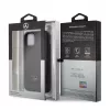 Mercedes-Benz Apple iPhone 11 Pro Leder Hardcase Perforation Schwarz
