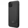 Mercedes-Benz Apple iPhone 11 Pro Max Leder-Hardcase mit Perforation Schwarz