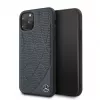 Mercedes-Benz Apple iPhone 11 Pro Quilted Genuine Leather Case Blau