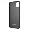 Mercedes-Benz Apple iPhone 11 Pro Max Quilted Genuine Leather Back Cover Blau