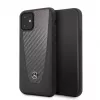 Mercedes-Benz Apple iPhone 11 Hard Case Leder Carbon Schwarz
