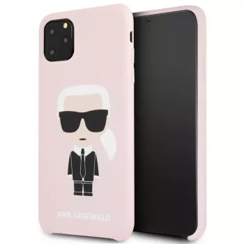 Karl Lagerfeld Apple iPhone 11 Pro Max Silicone Fullbody Ikonic Pink Pink