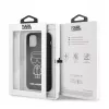 Karl Lagerfeld Apple iPhone 11 Pro Silikon Ikonik White Outline Black Back Cover
