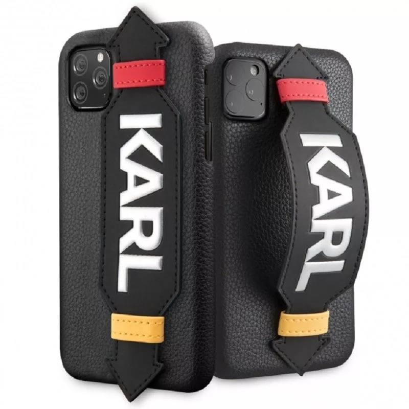 Karl Lagerfeld Apple iPhone 11 Pro Strap Cover Black