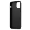 Guess GUHCP12SVSATMLRE Saffiano Hard Case für Apple iPhone 12 Mini - Rot