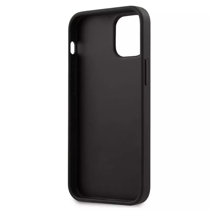 Guess GUHCP12SVSATMLRE Saffiano Hard Case für Apple iPhone 12 Mini - Rot