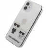 Karl Lagerfeld Apple iPhone 12 mini 5,4 Zoll PC/TPU Karl & Choupette Cover Transparent