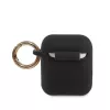 Guess Triangle Silicone Case für AirPods Pro (1. & 2. Gen) - Schwarz