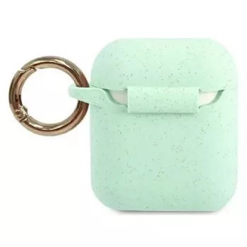 Guess AirPods Pro Glitter Silicone Case Green