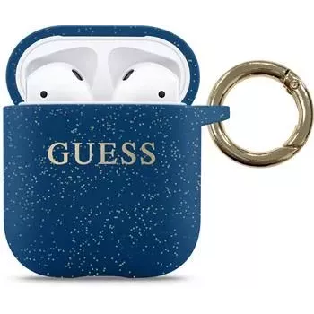 Guess AirPods Silikonhülle Blau