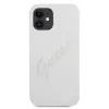 Guess Apple iPhone 12 Mini 5.4 Zoll Vintage Cover Cream