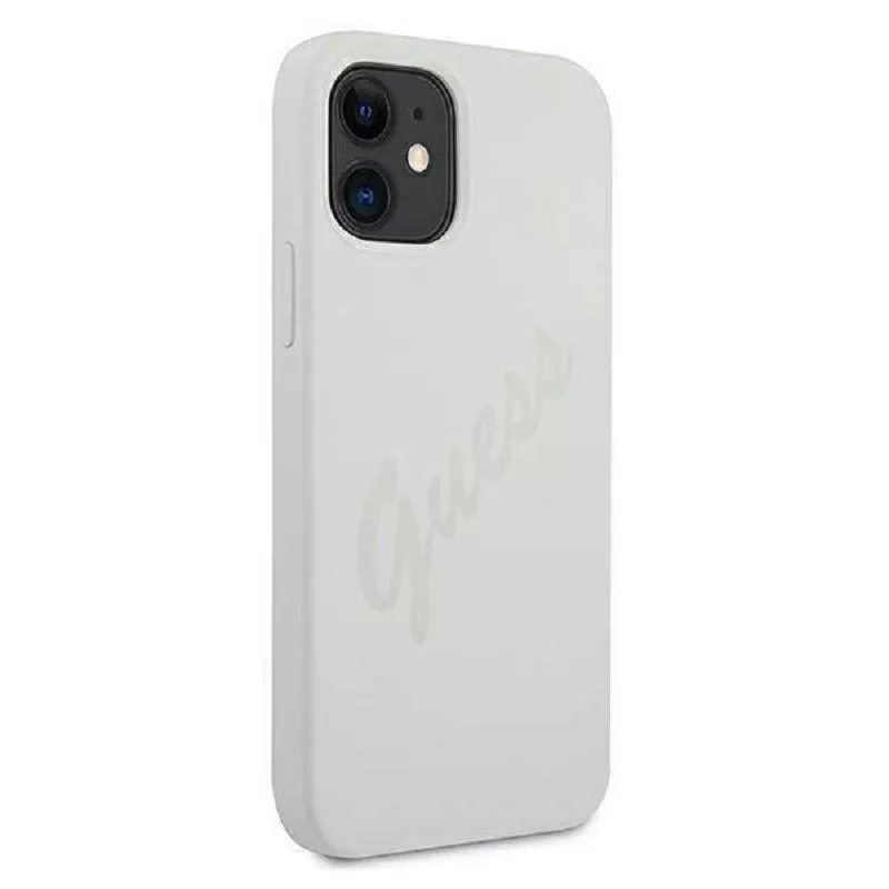 Guess Apple iPhone 12 Mini 5.4 Zoll Vintage Cover Cream