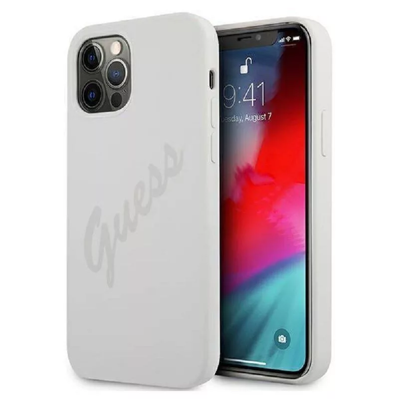 Guess Apple iPhone 12 Pro Max 6,7 Zoll Vintage Cover Cream