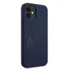 Guess Apple iPhone 12 Mini 5,4 inch Vintage Cover Blau