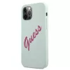 Guess Apple iPhone 12 Pro Max 6,7 inch Fuschia Cover Blue