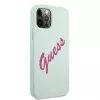 Guess Apple iPhone 12 Pro Max 6,7 inch Fuschia Cover Blue