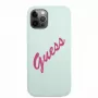 Guess Apple iPhone 12 Pro Max 6,7 inch Fuschia Cover Blue