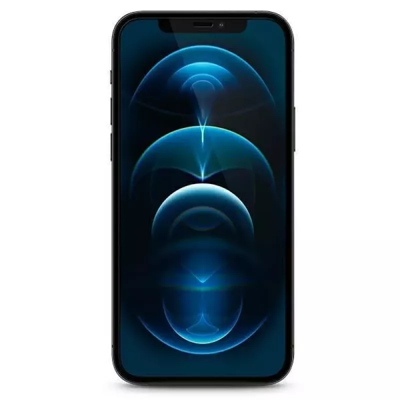 Guess Tempered Glass GUSPP12LSLTR Displayschutzfolie für Apple iPhone 12 Pro Max 6,7 Zoll Vintage Magic Logo