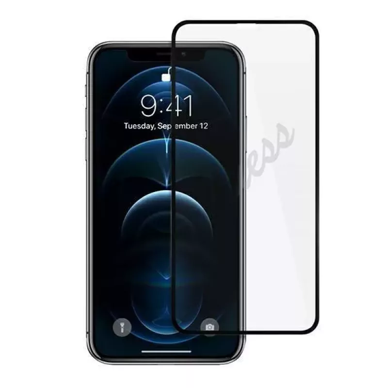 Guess Tempered Glass GUSPP12LSLTR Displayschutzfolie für Apple iPhone 12 Pro Max 6,7 Zoll Vintage Magic Logo