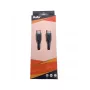 BULLET USB-C auf USB-C Kabel 1m, 2,4A Schwarz