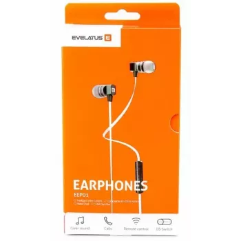 Evelatus Universal Hands Free EEP01 mit Mikrofon Schwarz