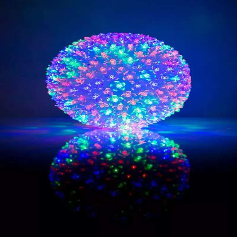 iLike Bumba ar puķēm 466 300LED D-25cm Multi Color Dekorative LED-Leuchte